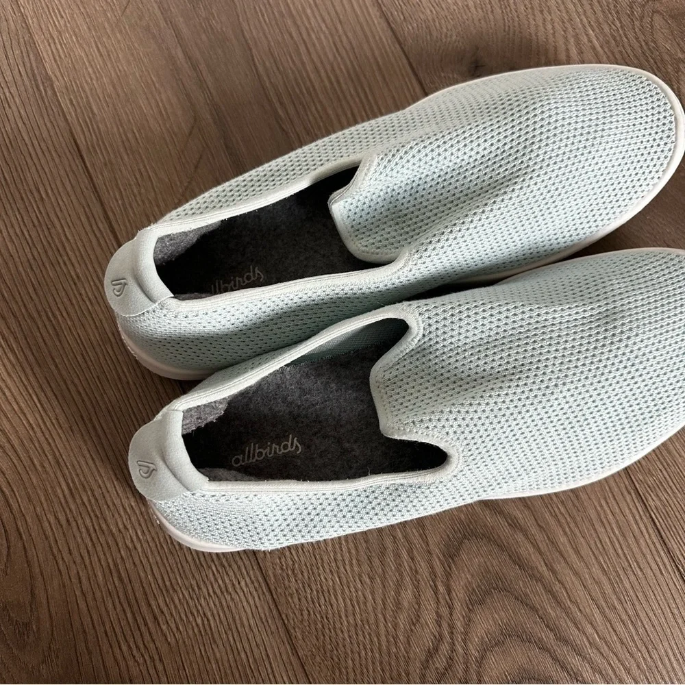 Allbirds Tree Loungers Slip On Shoes Loafers Light Blue Color Size 12 Men’s